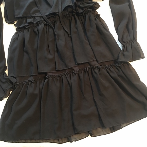Beautiful SHEIN tiered long sleeve dress🖤 - Picture 2 of 7